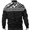 FUNSTUFFPRINTINT Polynesian Men’s Bomber Jacket – Custom Black Style – BN09 3D Bomber Jacket