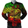 FUNSTUFFPRINTINT Polynesian Men’s Bomber Jacket – Reggae Shark Polynesian Tattoo – BN18 3D Bomber Jacket