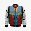 FUNSTUFFPRINTINT RX-78-2 Bomber Jacket Custom Gundam Cosplay Costumes 3D Bomber Jacket