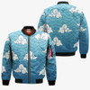 FUNSTUFFPRINTINT  Sakonji Urokodaki Pattern Bomber Jacket Custom KNY Cosplay Costumes  3D Bomber Jacket