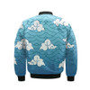 FUNSTUFFPRINTINT  Sakonji Urokodaki Pattern Bomber Jacket Custom KNY Cosplay Costumes  3D Bomber Jacket