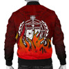 FUNSTUFFPRINTINT  Samoa Men’s Bomber Jacket – Manu Rugby Fire – BN09 3D Bomber Jacket
