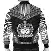 FUNSTUFFPRINTINT  Samoa Polynesian Chief Men’s Bomber Jacket – Black Version – Bn10 3D Bomber Jacket