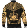 FUNSTUFFPRINTINT  Samoa Polynesian Chief Men’s Bomber Jacket – Gold Version – Bn10 3D Bomber Jacket