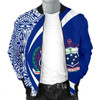 FUNSTUFFPRINTINT  Samoa Polynesian Men’s Bomber Jacket – Circle Style J1 3D Bomber Jacket