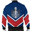 FUNSTUFFPRINTINT  Serbia Coat Of Arms Men Bomber Jacket Lucian Style J5W 3D Bomber Jacket