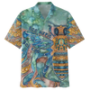 Trippy Colorful Dragonfly Psychedelic Hippie Hawaiian Shirt