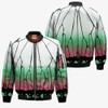FUNSTUFFPRINTINT  Shinobu Kocho bomber Jacket KNY Cosplay 3D Bomber Jacket