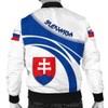 FUNSTUFFPRINTINT  Slovakia Coat Of Arms Men Bomber Jacketticket J5W 3D Bomber Jacket