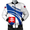 FUNSTUFFPRINTINT  Slovakia Coat Of Arms Men Bomber Jacketticket J5W 3D Bomber Jacket