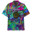 Psychedelic Shirt- Peace Sign- Hawaiian Shirt