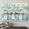 Lily Flower - God Says You Are Canvas Wall Art - Bible Verse Canvas - Scripture Canvas Wall Art