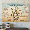 Sol Key - I Can Only Imagine Canvas Wall Art - Bible Verse Canvas