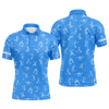 Custom Golf Men Polo Shirt, Custom Name funny Golf Pattern Wear Apparel - Personalized Sports Gift For Men, Husband, Boyfriend, Golf Lovers