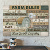 Stunning Farm - Thank God For Every Day Canvas Wall Art - Bible Verse Canvas