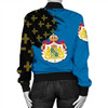 FUNSTUFFPRINTINT Sweden Coat Of Arms Women’s Bomber Jacket – Flag Style JH 3D Bomber Jacket