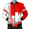 FUNSTUFFPRINTINT Switzerland Coat Of Arms Men Bomber Jacket Quarter Style J71 3D Bomber Jacket