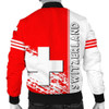FUNSTUFFPRINTINT Switzerland Coat Of Arms Men Bomber Jacket Quarter Style J71 3D Bomber Jacket