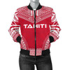 FUNSTUFFPRINTINT Tahiti Flag Polynesian Chief Women’S Bomber Jacket – Bn10  3D Bomber Jacket