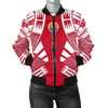 FUNSTUFFPRINTINT Tahiti Women Bomber Jacket – Polynesian Tattoo Flag – BN0110 3D Bomber Jacket