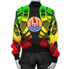 FUNSTUFFPRINTINT Tahiti Women Bomber Jacket – Polynesian Tattoo Reggae – BN0110 3D Bomber Jacket