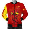 FUNSTUFFPRINTINT Tigray Bomber Jacket, Tigray Clenched Hand Raised Flag Men A10 3D Bomber Jacket