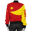 FUNSTUFFPRINTINT Tigray Bomber Jacket, Tigray Coat Of Arms Flag Lion Women Ver 01 A10 3D Bomber Jacket