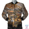 FUNSTUFFPRINTINT Tmarc Tee Mens Bomber Jacket – Hunting Camo 3D Bomber Jacket