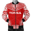FUNSTUFFPRINTINT Tonga Flag Polynesian Chief Men’s Bomber Jacket – Bn10 3D Bomber Jacket