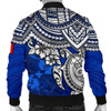 FUNSTUFFPRINTINT Tonga Polynesian bBomber Jacket (Men) – Blue Turtle – BN15  3D Bomber Jacket