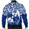 FUNSTUFFPRINTINT Tonga Polynesian Bomber Jacket (Men) – Tongan Pride (Bright Blue) – BN15  3D Bomber Jacket