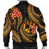 FUNSTUFFPRINTINT Tonga Polynesian Men Bomber Jacket – Gold Plumeria – BN11  3D Bomber Jacket