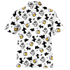 Cow And Beer Cow Skin Pattern Black And White Theme Hawaiian Shirt