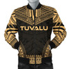 FUNSTUFFPRINTINT Tuvalu Polynesian Chief Men’s Bomber Jacket – Gold Version – Bn10  3D Bomber Jacket