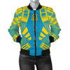 FUNSTUFFPRINTINT Tuvalu Women Bomber Jacket – Polynesian Tattoo Flag – BN0110  3D Bomber Jacket