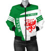 FUNSTUFFPRINTINT Wales Sport Women’s Bomber Jacket – Premium Style J7 3D Bomber Jacket