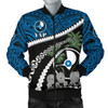 FUNSTUFFPRINTINT Yap Stone Money Men Bomber Jacket – Road to Hometown K8 3D Bomber Jacket