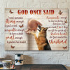 Bible Verse Canvas Prints - Jesus And Dolphins - Scripture Canvas Wall Art