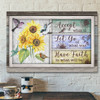 Bible Verse Canvas - Accept What Is Let Go Of What Was Canvas - Scripture Canvas Wall Art