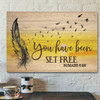 Bible Verse Canvas - You Have Been Set Free Romans 622 Canvas - Scripture Canvas Wall Art