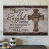 God Canvas - Bible Verse Canvas - Prayer Is The Key To Heaven - Cross Christian Canvas - Scripture Canvas