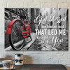 God Canvas - Bible Verse Canvas - God Blessed The Broken Road - Special Jesus Canvas H - Scripture Canvas