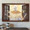 God Canvas - Bible Verse Canvas - Special Jesus And Angels Canvas - Scripture Canvas