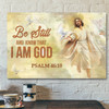 God Canvas - Bible Verse Canvas - I Am God - Beautiful Jesus Canvas - Scripture Canvas