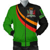 FUNSTUFFPRINTINT Zambia Men’s Bomber Jacket -Zambia Flag and Coat Of Arms – BN18 3D Bomber Jacket