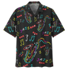 Jazz Saxophone Background Design Hawaiian Shirt