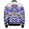 FUNSTUFFPRINTINT American Samoa Bomber Jacket Custom American Samoa Seal And Eagle Polynesian Tattoo 3D Bomber Jacket