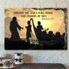 God Canvas - Bible Verse Canvas - Fishers Of Men - Jesus Canvas - Scripture Canvas