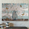 Bible Verse Wall Art Canvas - Butterfly - Just Breathe 1 Canvas