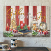 God Canvas Prints - Jesus Canvas Art - Gather In Love And Joy Christmas Christian Wall Art Canvas Christian Christmas Decorations